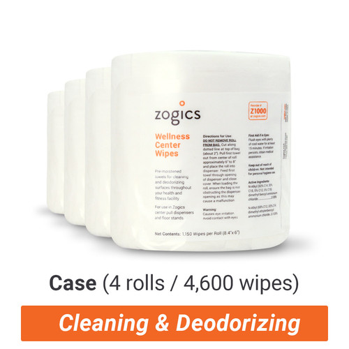 Wellness Center Wipes, Z1000-4 (4 rolls/case)