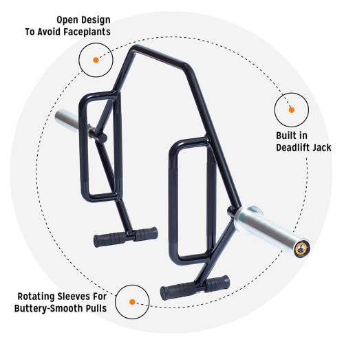 Open Trap Bar, Hex Bar 3.0 with Rotating Sleeves | Bells of Steel