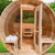 LeisureCraft Tranquility MP Barrel Sauna