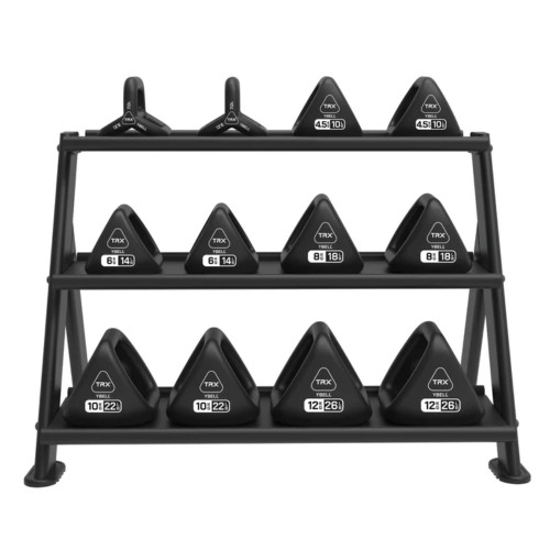 YBELL Horizontal Rack - Short Rack Holds Up to 12 YBells