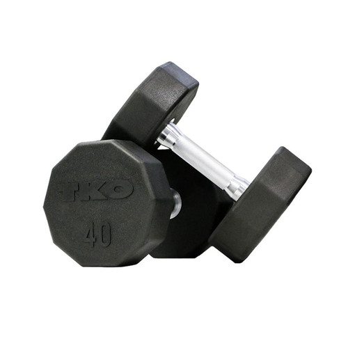 10-Sided Rubber Dumbbell