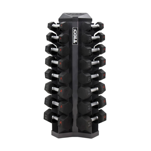 TKO 8 Pair Vertical Dumbbell Rack